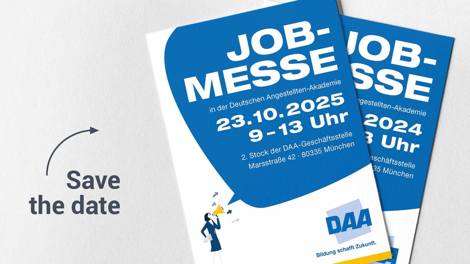 Jobmesse Save the Date