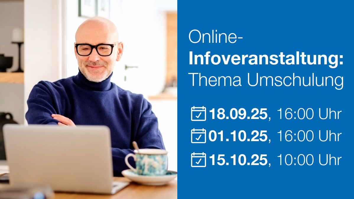 Termine Online-Infoveranstaltung Umschulung