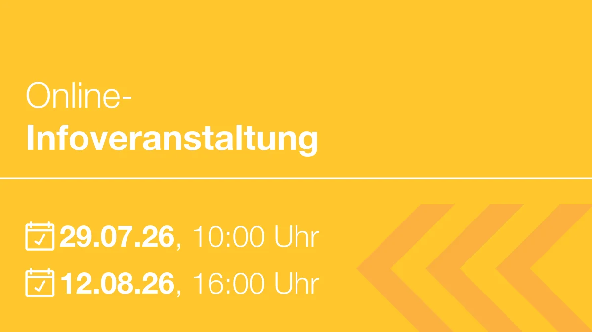Termine Online-Infoveranstaltung Umschulung