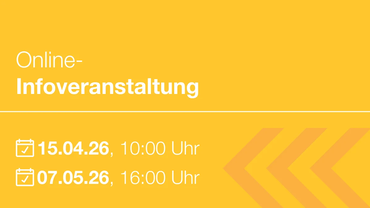 Termine Online-Infoveranstaltung Umschulung