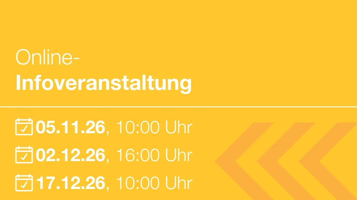 Termine Online-Infoveranstaltung Umschulung