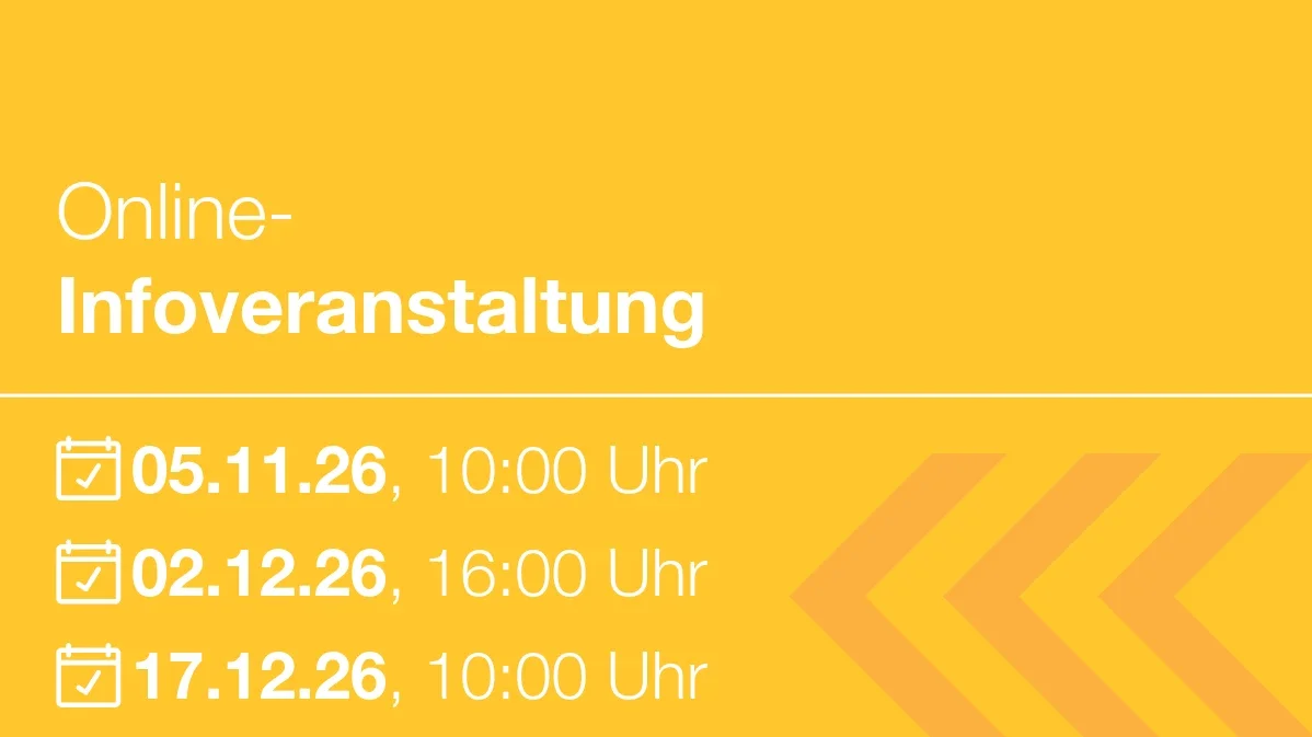 Termine Online-Infoveranstaltung Umschulung